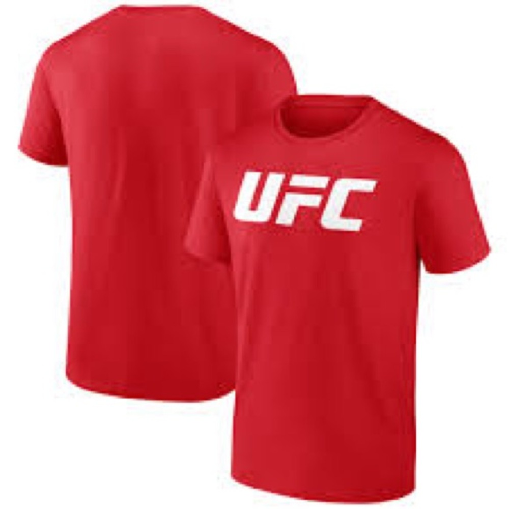 🔥UFC Classic Red Tee with White Logo🔥BRAND NEW WITH TAGS ❣️